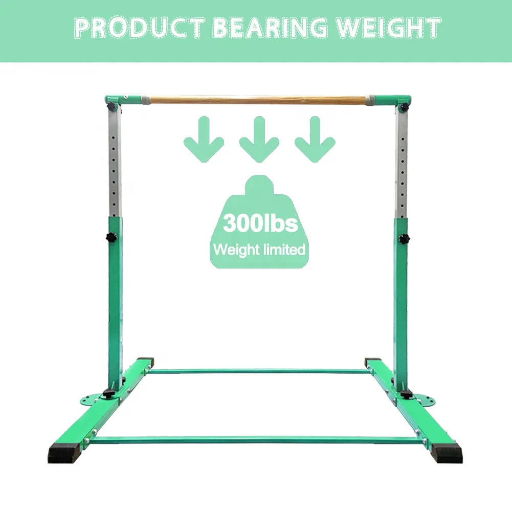 Height Adjustable Gymnastic Bar Horizontal Sports Gym Training Kids Kip Horizontal Bar
Height Adjustable Gymnastic Bar Horizontal Sports Gym Training Kids Kip Horizontal Bar