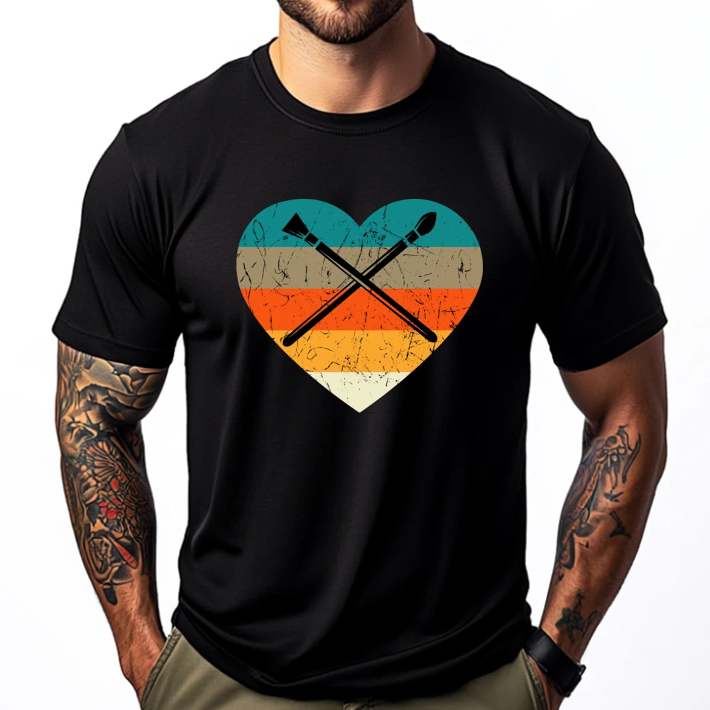 Retro Art Tools Pocket Teacher Artist Painter Student Graphic T Shirts Men's Clothes
Retro Art Tools Pocket Teacher Artist Painter Student Graphic T Shirts Men's Clothes