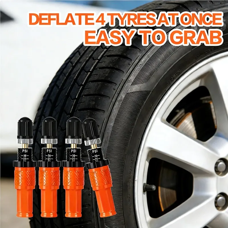 Ac29-Adjustable Auto-Stop Tire Deflator Valve Kit Screw-On Automatic Tire Inflation Tool For Offroad 4X4 Vehicle Air Release Sys
Ac29-Adjustable Auto-Stop Tire Deflator Valve Kit Screw-On Automatic Tire Inflation Tool For Offroad 4X4 Vehicle Air Release Sys