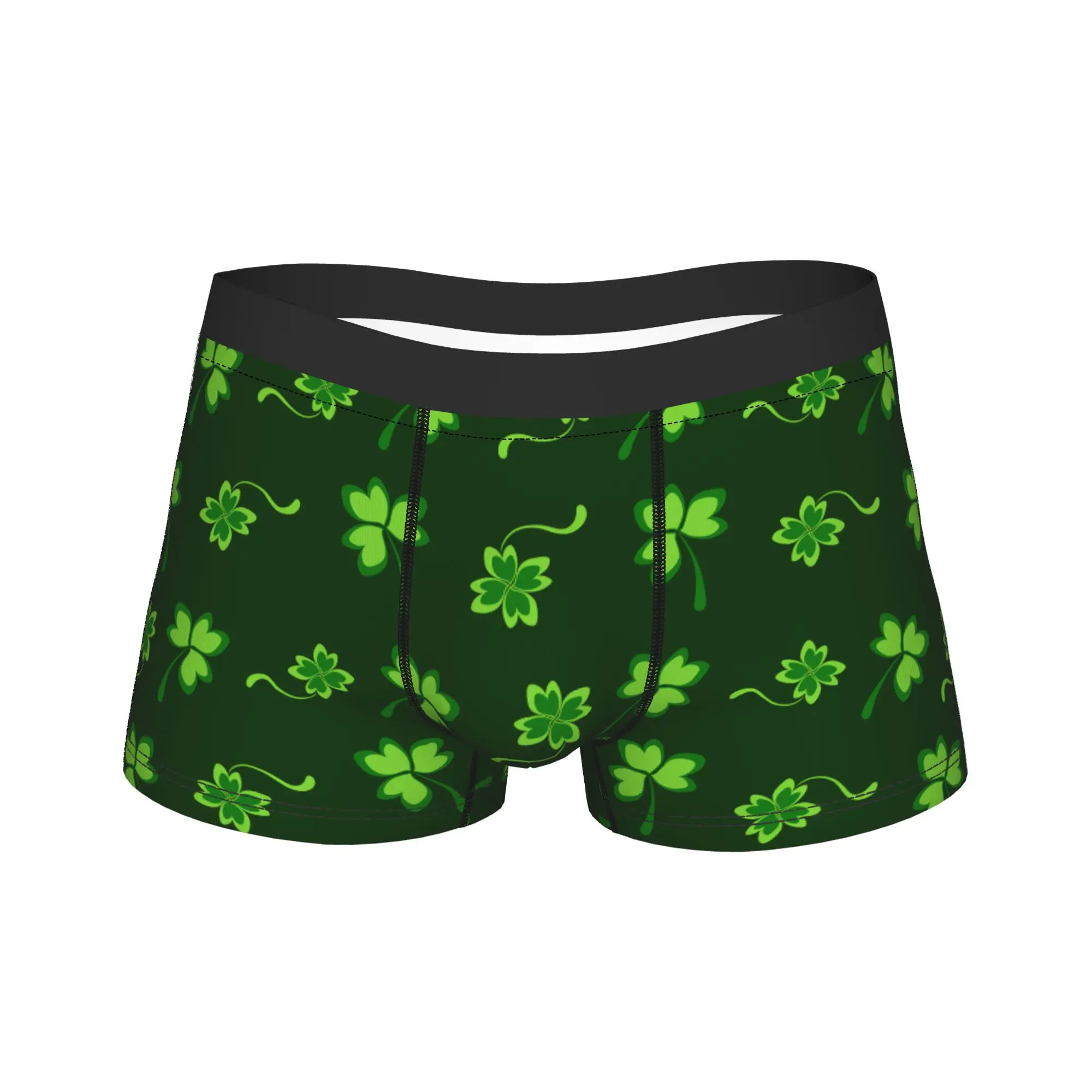 Men's Saint Patricks Day Four Leaf Clover Long Underwear Funny Boxer Briefs Shorts Panties Male Soft Underpants Plus Size
Men's Saint Patricks Day Four Leaf Clover Long Underwear Funny Boxer Briefs Shorts Panties Male Soft Underpants Plus Size