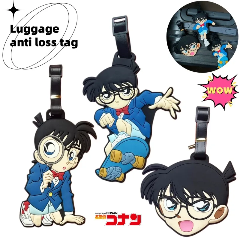 Creative Anime Detective Conan Luggage Tag, Cute Cartoon Doll Anti-Lost Pendant, Portable Travel Couple Bag Mini Hanging Tag
Creative Anime Detective Conan Luggage Tag, Cute Cartoon Doll Anti-Lost Pendant, Portable Travel Couple Bag Mini Hanging Tag