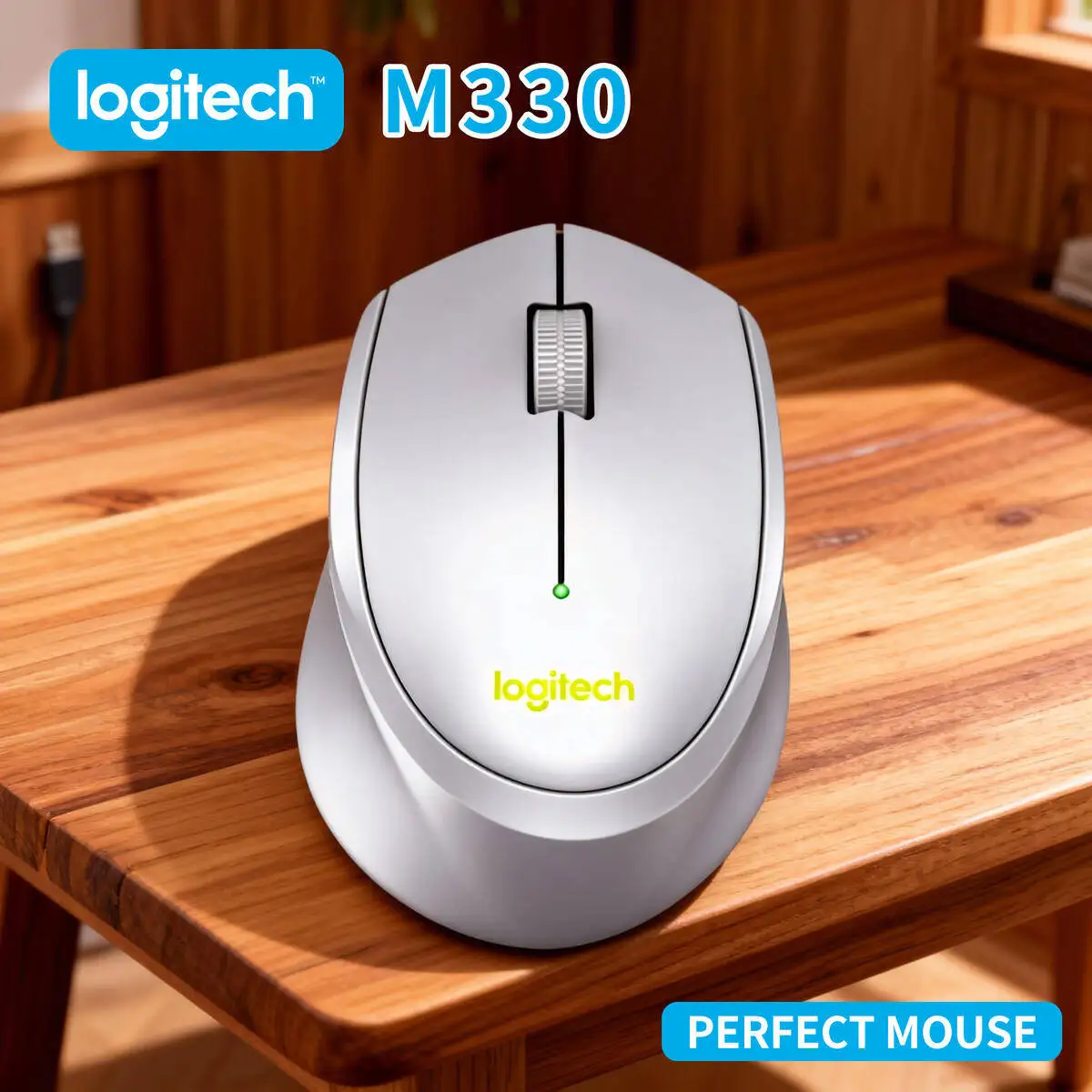 Logitech M330 Silent Wireless Optical Mouse for Laptop PC 2.4GHz Technology Quiet Operation Office Use
Logitech M330 Silent Wireless Optical Mouse for Laptop PC 2.4GHz Technology Quiet Operation Office Use