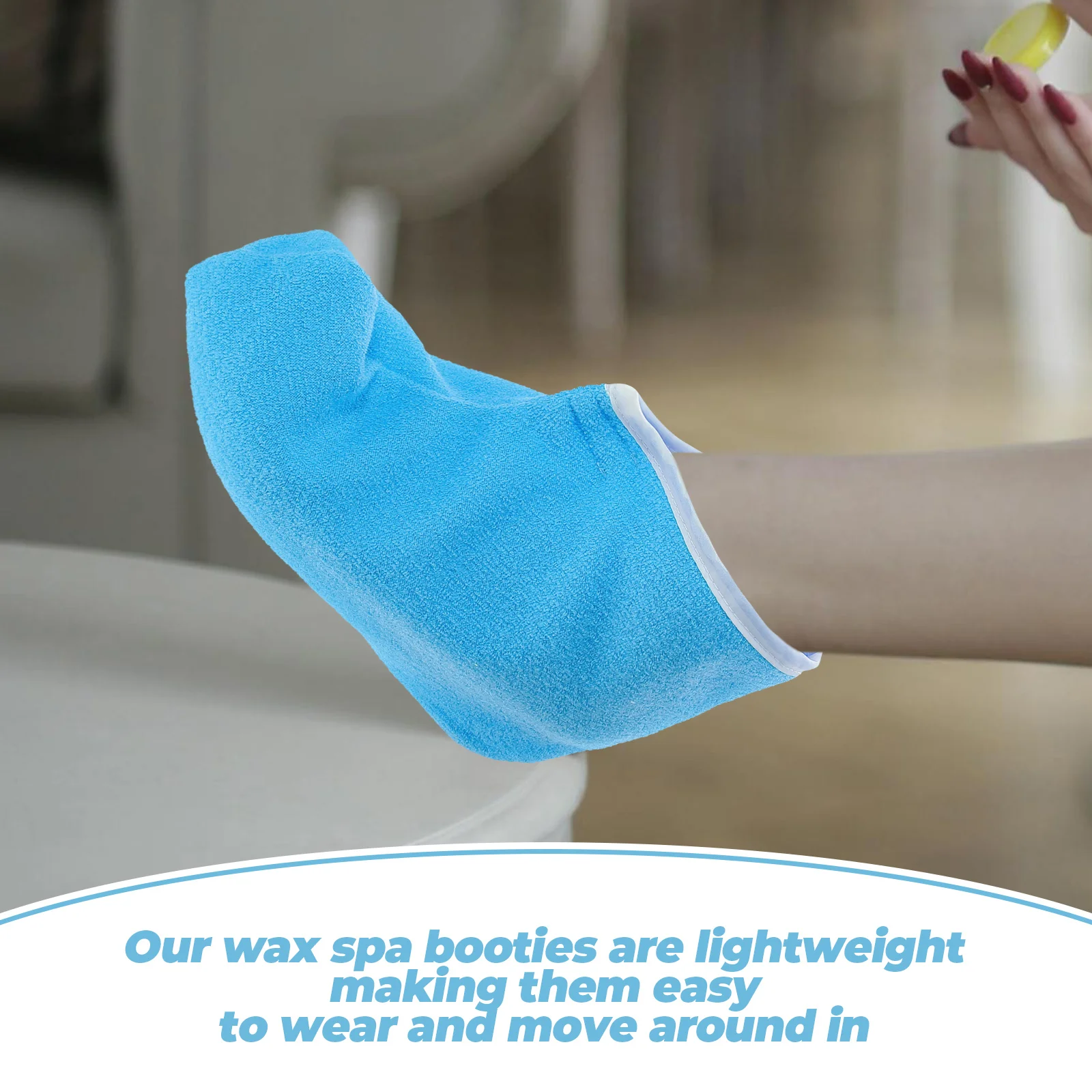 Paraffin Foot Covers Wax Film Care Bag Disposable Socks Polyester Moisturizing Blue White Edge Thick Spa Footwear Bath Treatment
Paraffin Foot Covers Wax Film Care Bag Disposable Socks Polyester Moisturizing Blue White Edge Thick Spa Footwear Bath Treatment