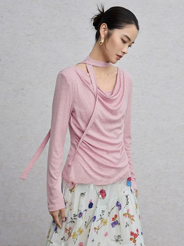 Elegant Pink Purple Long Sleeve Slim Fit T-Shirt New Arrival Spring Summer Soft Versatile Women's Premium Quality Cotton Wool...
Elegant Pink Purple Long Sleeve Slim Fit T-Shirt New Arrival Spring Summer Soft Versatile Women's Premium Quality Cotton Wool...