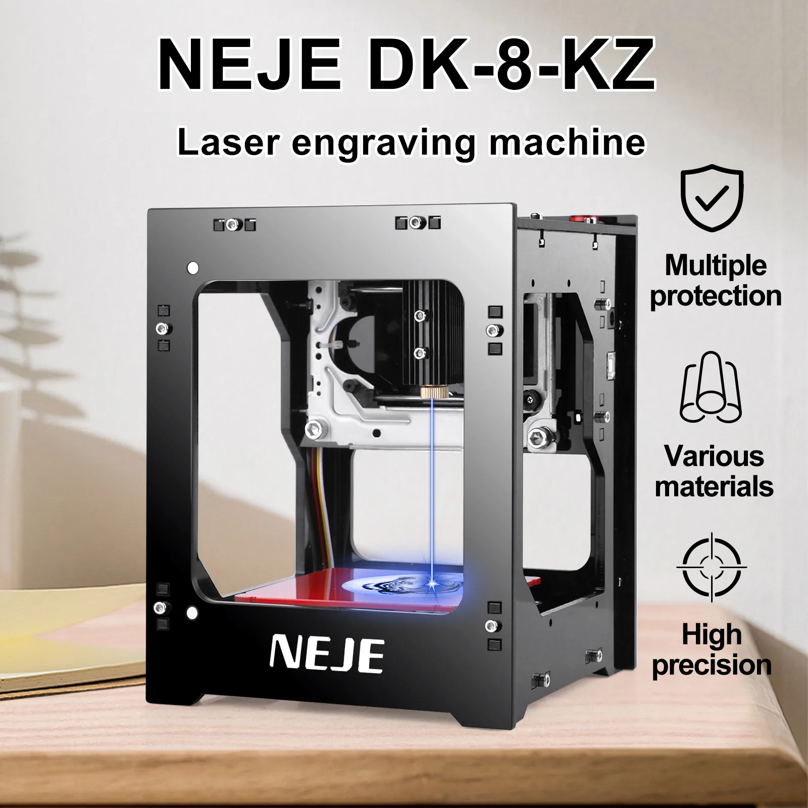 NEJE 1500mW Cnc Router Laser Cutter High Speed Laser Engraver DIY Laser Engraving Machine USB Cnc Milling Machine
NEJE 1500mW Cnc Router Laser Cutter High Speed Laser Engraver DIY Laser Engraving Machine USB Cnc Milling Machine