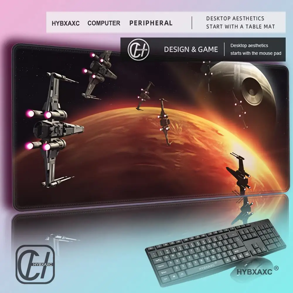HYBXAXC Space Mat Mechanical Keyboard Spacecraft MousePad Anime Accessories Mousepad Black DeskMat Solar System Personalized
HYBXAXC Space Mat Mechanical Keyboard Spacecraft MousePad Anime Accessories Mousepad Black DeskMat Solar System Personalized