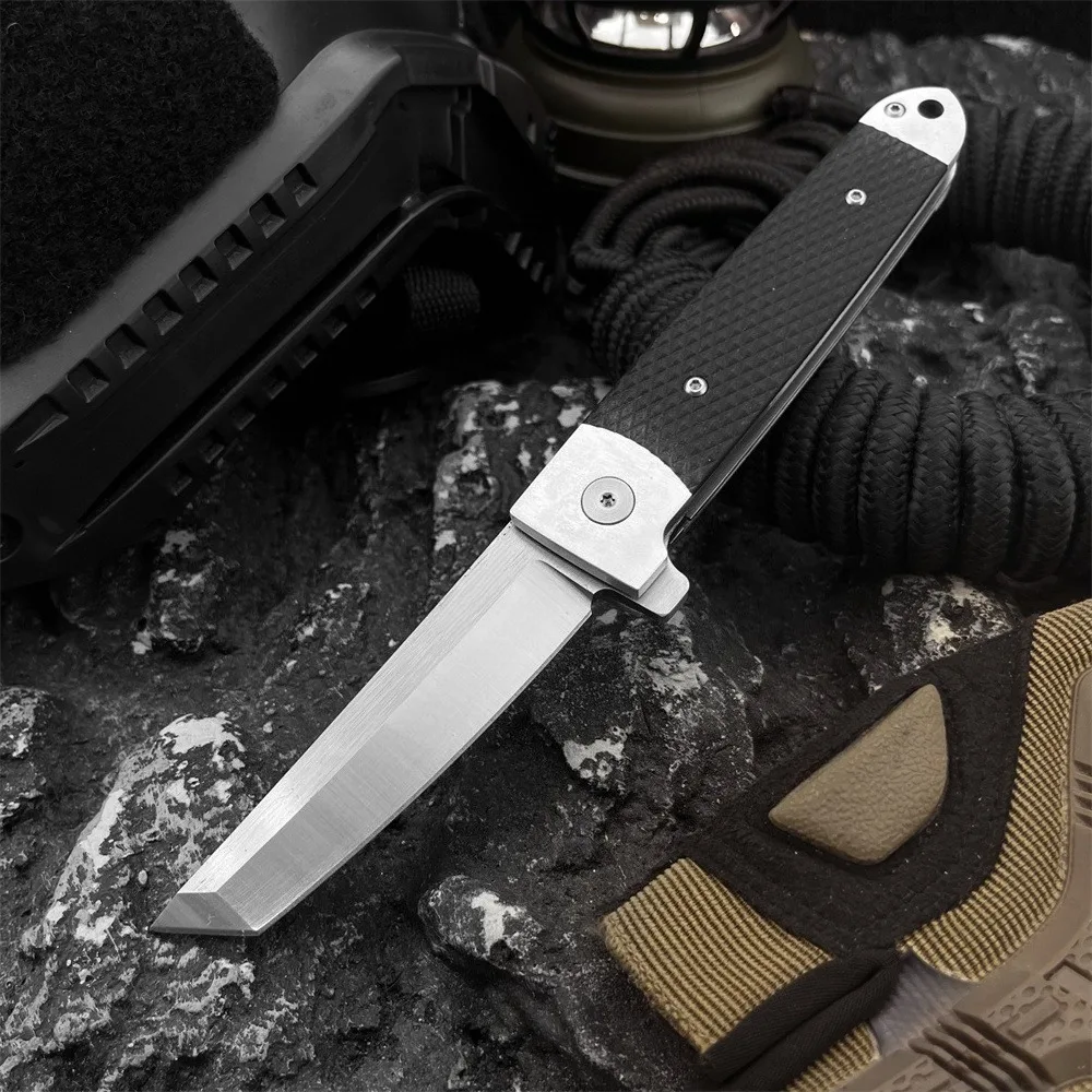 Складной нож EDC для активного отдыха с клинком танто, рукоятью из черного нейлонового волокна, с клипсой для крепления на карман, портативный инструмент для кемпинга, охоты и тактических задач
Складной нож EDC для активного отдыха с клинком танто, рукоятью из черного нейлонового волокна, с клипсой для крепления на карман, портативный инструмент для кемпинга, охоты и тактических задач