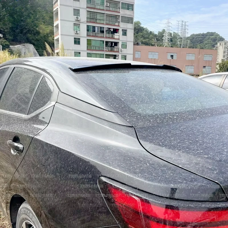 M4 Style ABS Glossy Black /Carbon Look Rear Window Roof Spoiler Wing Car Styling For Nissan Sentra Sylphy Spoiler 2020-2023
M4 Style ABS Glossy Black /Carbon Look Rear Window Roof Spoiler Wing Car Styling For Nissan Sentra Sylphy Spoiler 2020-2023