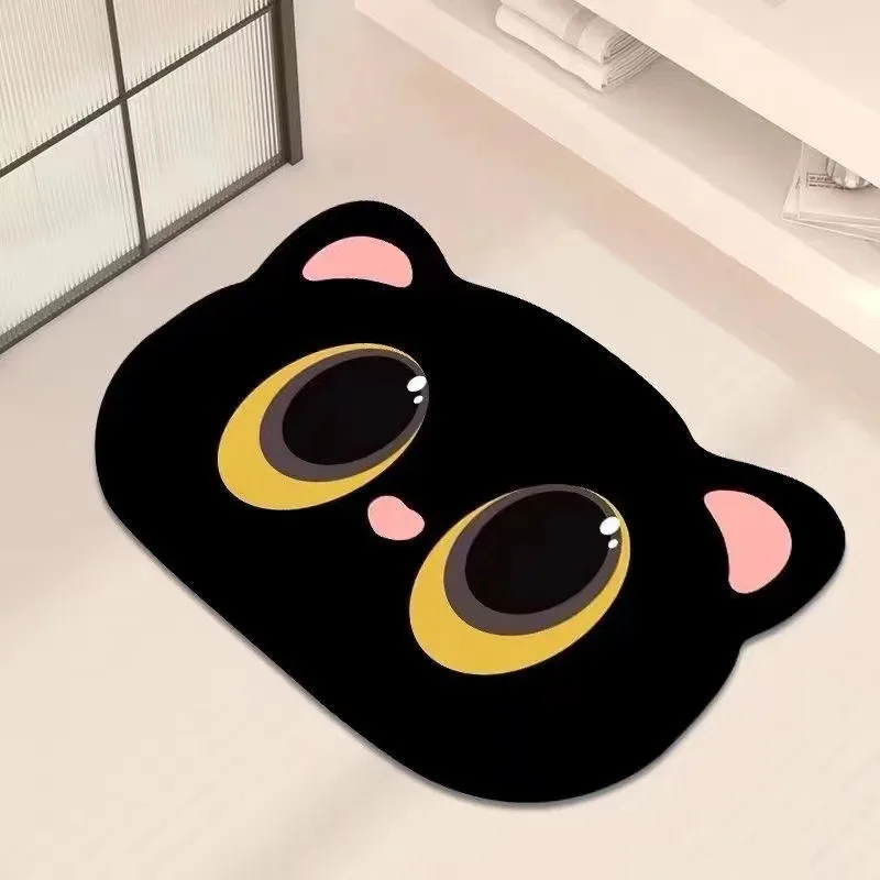 Cute Cat Dialgae Mud Bathroom Mat Toilet Absorbent Quick Drying Mat Bathroom Easy To Care Non-Slip And Dirt Mat Home Deor
Cute Cat Dialgae Mud Bathroom Mat Toilet Absorbent Quick Drying Mat Bathroom Easy To Care Non-Slip And Dirt Mat Home Deor