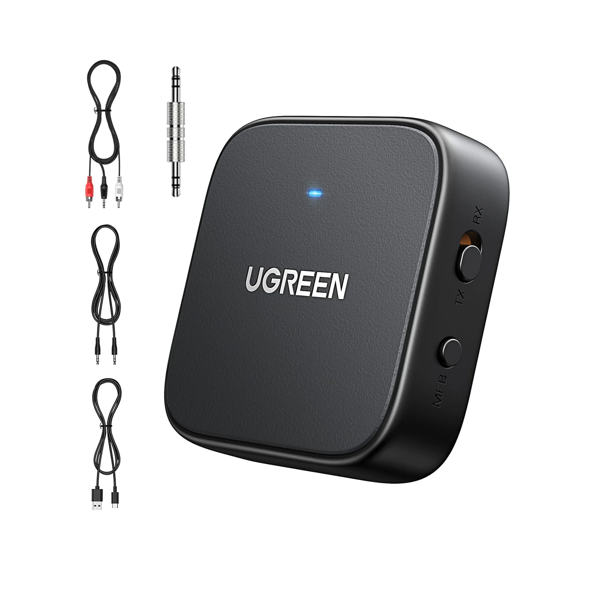 UGREEN Bluetooth 5.2 Transmitter Receiver, Dual Pair Wireless Adapter for , Headphones, Speakers, TV, PC, MP3, Gym
UGREEN Bluetooth 5.2 Transmitter Receiver, Dual Pair Wireless Adapter for , Headphones, Speakers, TV, PC, MP3, Gym