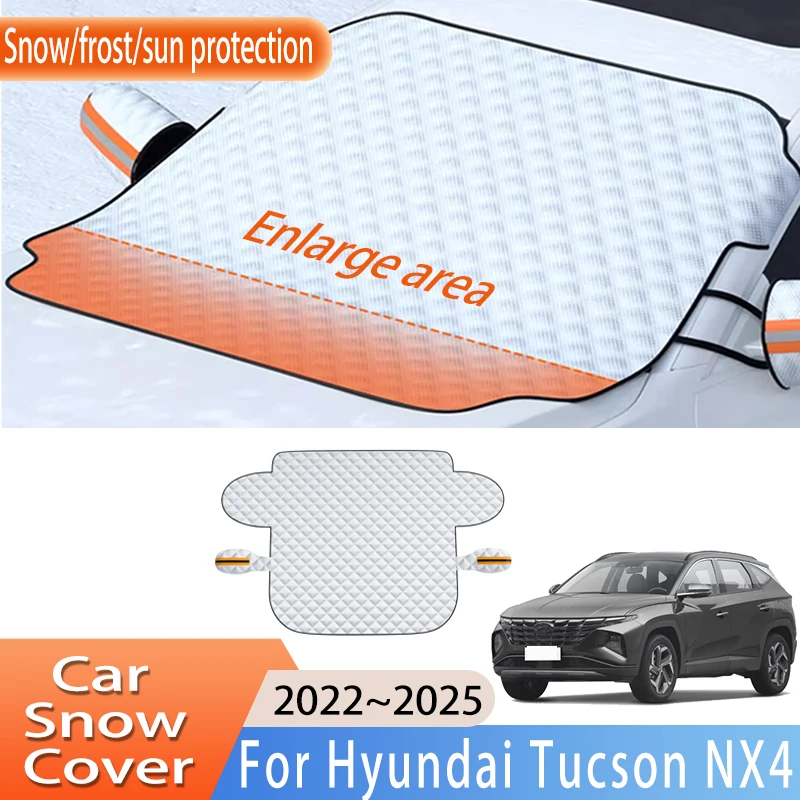 Car Accessorie For Hyundai Tucson NX4 2022~2025 2023 Front Windscreen Snow Cover Ice Frost Sun Protector Waterproof Auto Parts
Car Accessorie For Hyundai Tucson NX4 2022~2025 2023 Front Windscreen Snow Cover Ice Frost Sun Protector Waterproof Auto Parts