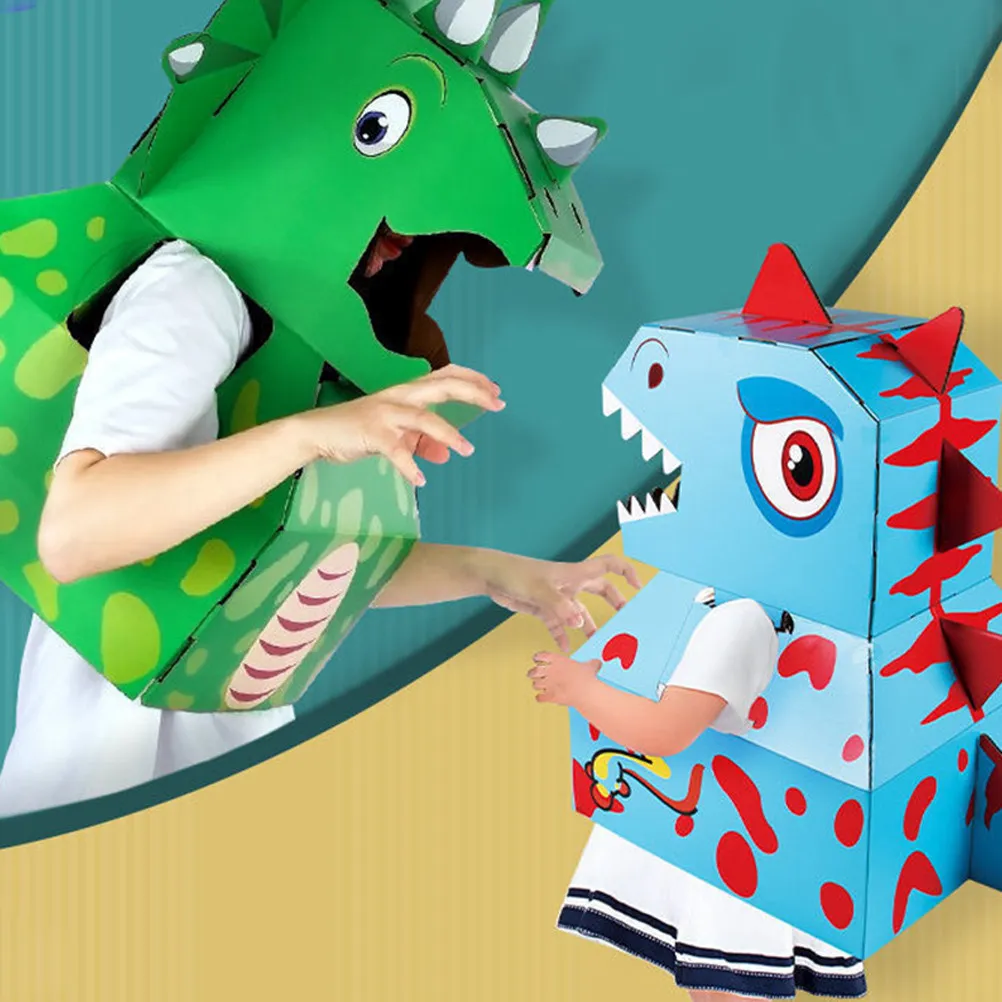 1Pcs DIY Dinosaur Cardboard Kit Bright Colors Smooth Edges Educational Hands-on Assembly for Kids Role Play Wearable Costume
1Pcs DIY Dinosaur Cardboard Kit Bright Colors Smooth Edges Educational Hands-on Assembly for Kids Role Play Wearable Costume
