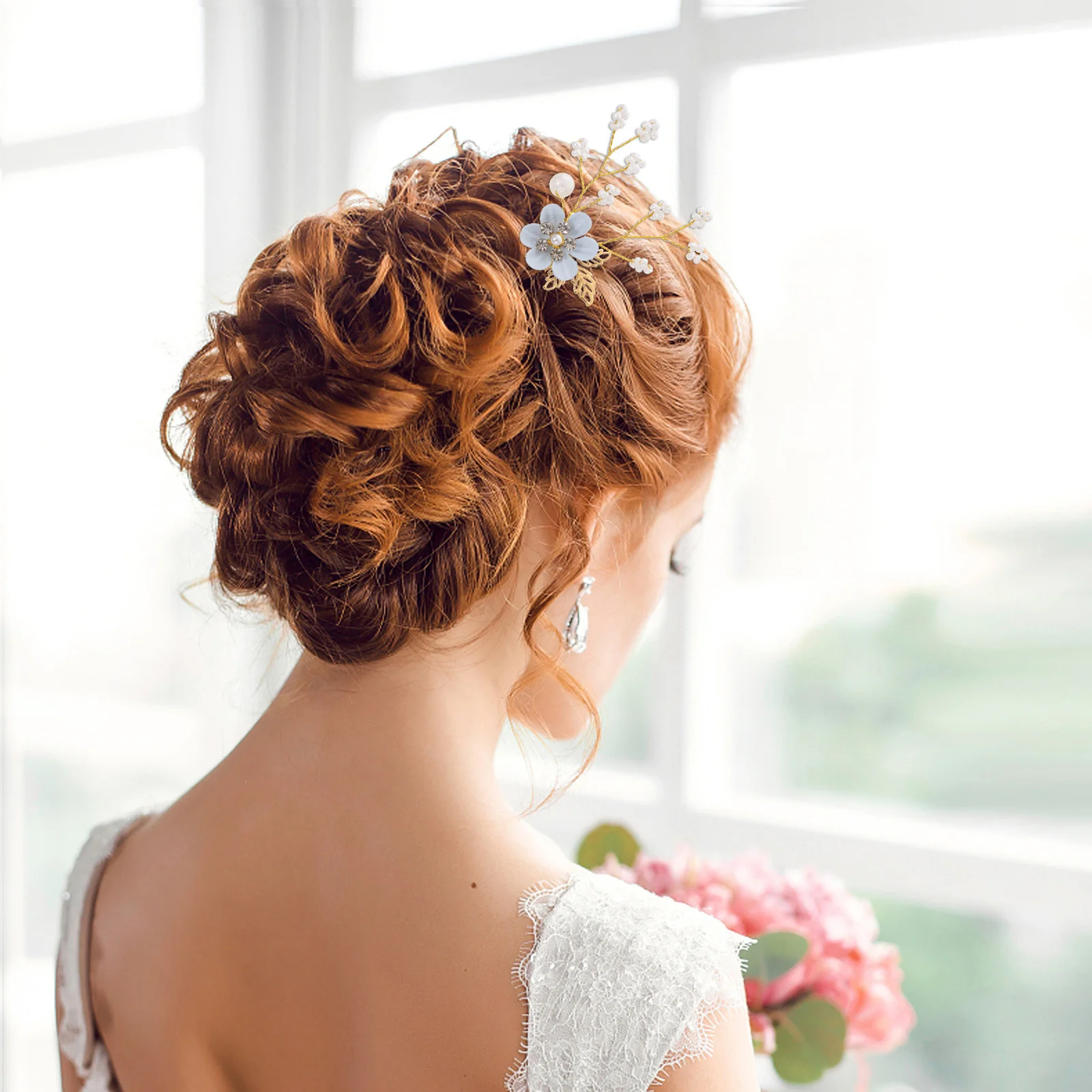 4Pcs Flower Hair Accessories Elegant Branch Design Practical Photo Prop Beautiful Comb Chic Hair Supply Party Headdress 
4Pcs Flower Hair Accessories Elegant Branch Design Practical Photo Prop Beautiful Comb Chic Hair Supply Party Headdress