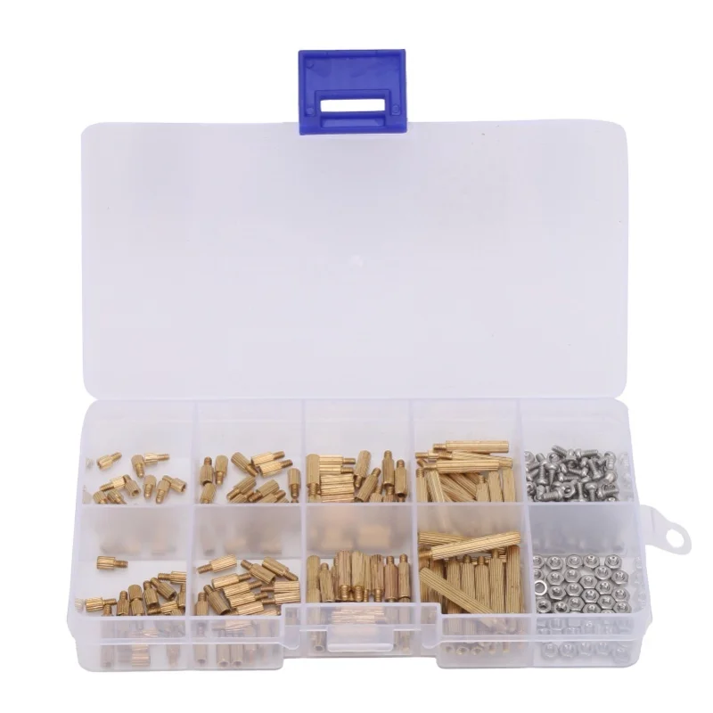 260Pcs Standoff Spacer Kit Nut Assortment Box Brass Threaded Industrial Supplies M2
260Pcs Standoff Spacer Kit Nut Assortment Box Brass Threaded Industrial Supplies M2