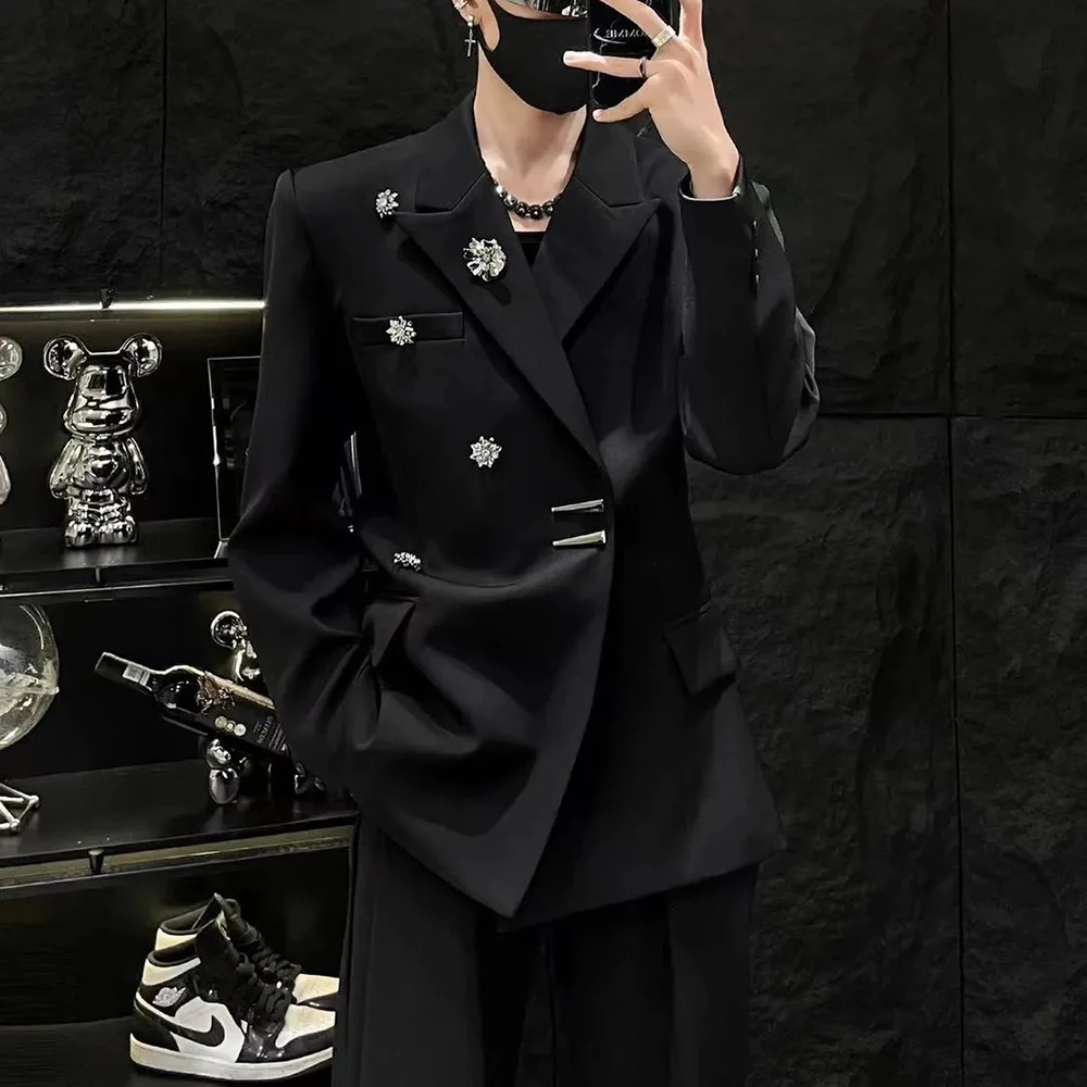 2026 Autumn New Men's Solid Color Long-Sleeved Suit Jacket Retro Fashion Trendy High Street Casual Loose Simple Men's Top
2026 Autumn New Men's Solid Color Long-Sleeved Suit Jacket Retro Fashion Trendy High Street Casual Loose Simple Men's Top