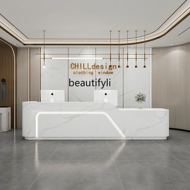 Asmt14 New Simple modern beauty salon paint bar table clothing store small store checkout page company reception counter 14
Asmt14 New Simple modern beauty salon paint bar table clothing store small store checkout page company reception counter 14