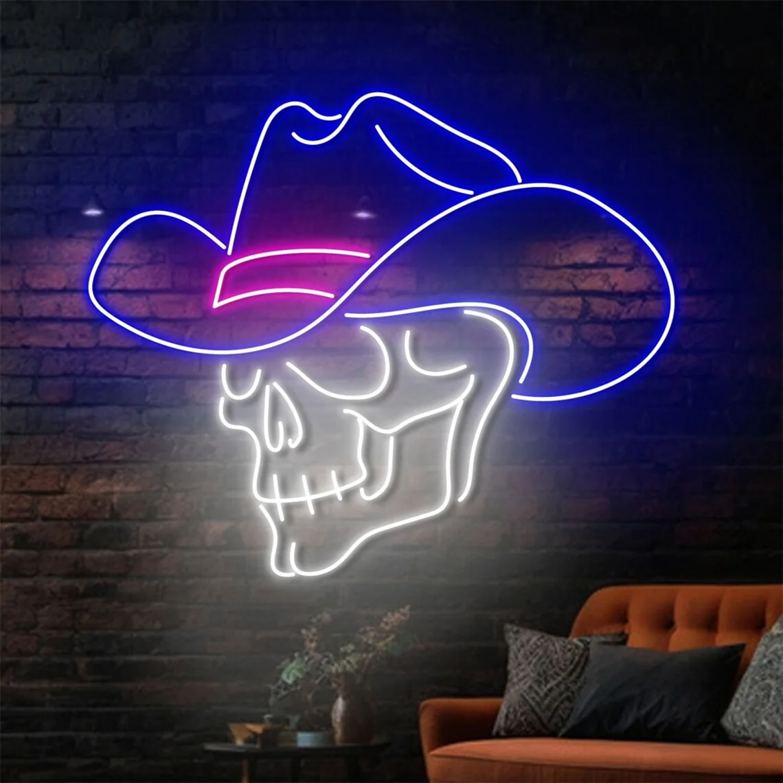 Cowboy Skull Neon Sign Western Neon Wall Decor Country Living Decor Bedroom Game Room Bar Decor Skeleton Wall Sign
Cowboy Skull Neon Sign Western Neon Wall Decor Country Living Decor Bedroom Game Room Bar Decor Skeleton Wall Sign