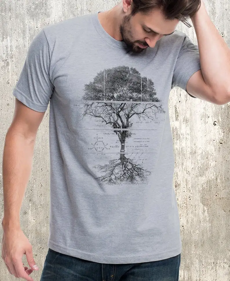 Men’s T-Shirt - Tree Diagram - Screen Printed Nature Themed Men’s/Unisex T-Shirt | Heather Gray
Men’s T-Shirt - Tree Diagram - Screen Printed Nature Themed Men’s/Unisex T-Shirt | Heather Gray