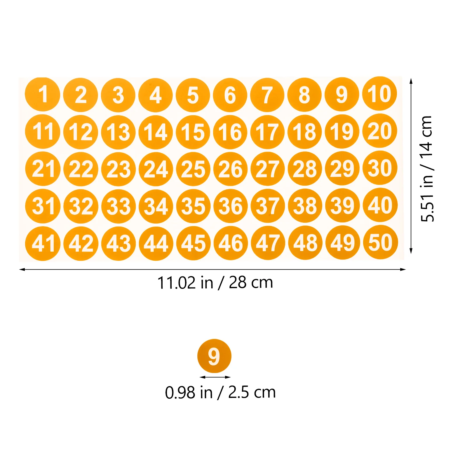 Number Stickers Self-Adhesive Round Digital Labels For Classroom Office Organization Multi-Use Classification Coding
Number Stickers Self-Adhesive Round Digital Labels For Classroom Office Organization Multi-Use Classification Coding