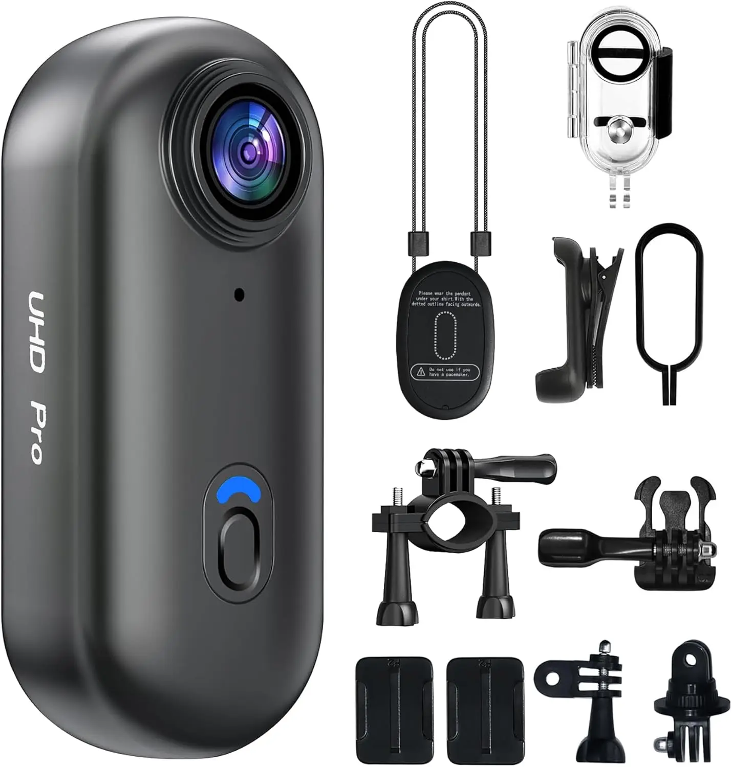 4K Waterproof Action Camera with 64GB, 90min Battery for Sports Vlogging Cycling Motorcycle
4K Waterproof Action Camera with 64GB, 90min Battery for Sports Vlogging Cycling Motorcycle