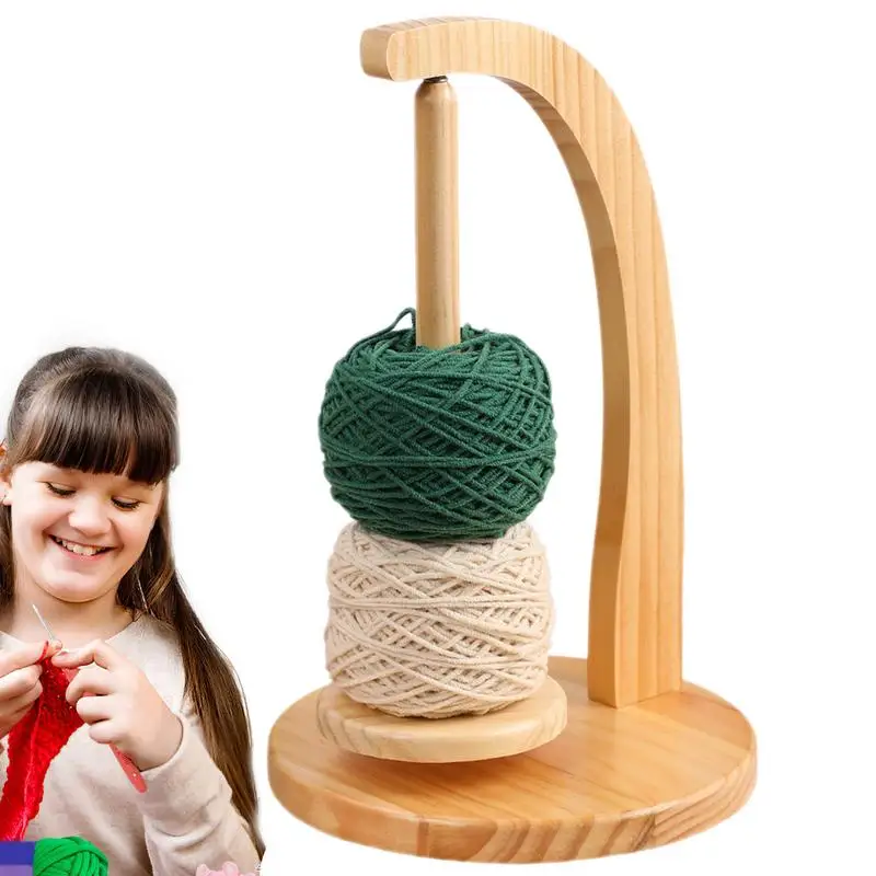 Rotation Spinner Wooden Yarn Holder Spinnings Knitting Tools Crochet Holder Rotating Magnetic Thread Spool Wool Ball Winder
Rotation Spinner Wooden Yarn Holder Spinnings Knitting Tools Crochet Holder Rotating Magnetic Thread Spool Wool Ball Winder