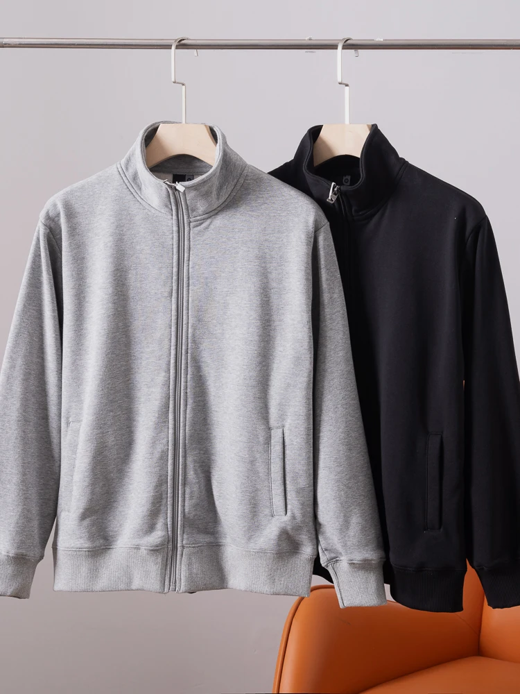 Versatile Cotton Fleece Lined Men's Color Spring Cardigan Zipper Jacket Stand Collar Casual Outerwear
Versatile Cotton Fleece Lined Men's Color Spring Cardigan Zipper Jacket Stand Collar Casual Outerwear