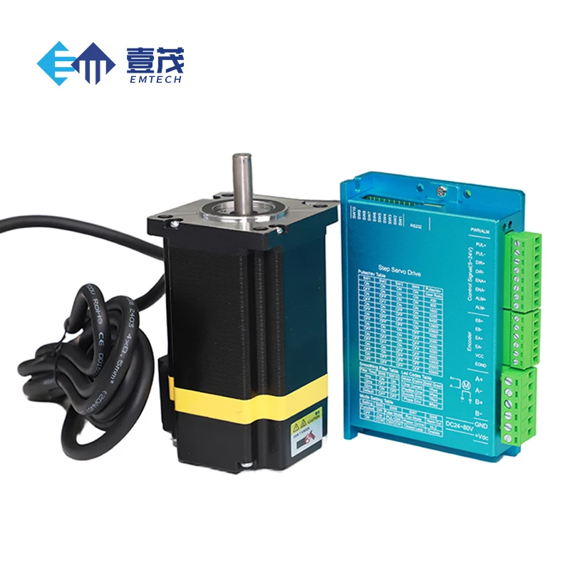 Серводвигатель Nema 23 2,2 НМ с замкнутым контуром 57, гибридный 2-фазный драйвер шагового двигателя, высокопроизводительный шаговый двигатель
Серводвигатель Nema 23 2,2 НМ с замкнутым контуром 57, гибридный 2-фазный драйвер шагового двигателя, высокопроизводительный шаговый двигатель