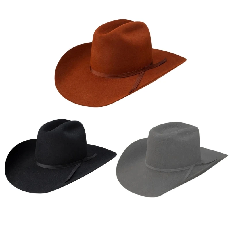 Fashion Hat for Men Women with Woven Belt Wool Top Hat Cosplay Costume Hat Stage Dancing Jazzy Hat
Fashion Hat for Men Women with Woven Belt Wool Top Hat Cosplay Costume Hat Stage Dancing Jazzy Hat