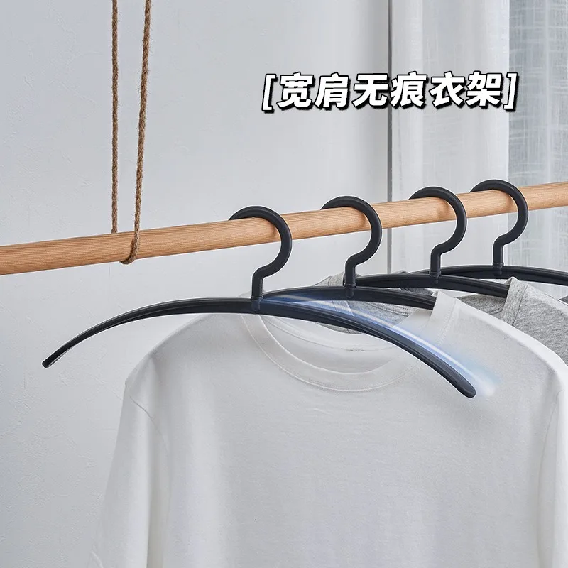 Wide Shoulder Thickened Plastic Clothes Hanger Curved Traceless Non Slip Adult Hanger for Shirt Coat Household Wardrobe Storage
Wide Shoulder Thickened Plastic Clothes Hanger Curved Traceless Non Slip Adult Hanger for Shirt Coat Household Wardrobe Storage