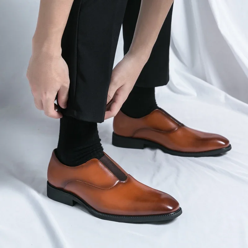 2025 Spring New Men's Fashion All Match Outdoor Leather Shoes Breathable Business Casual Loafers British Foot Leather Shoes
2025 Spring New Men's Fashion All Match Outdoor Leather Shoes Breathable Business Casual Loafers British Foot Leather Shoes