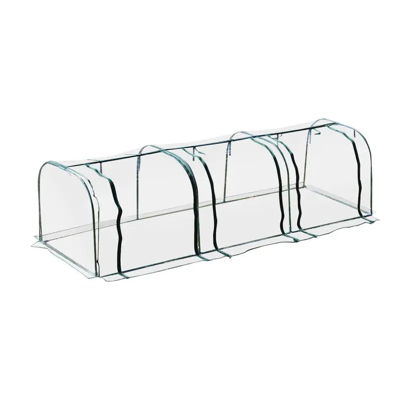 Outsunny 11.5' L x 3.25' W x 2.5' H PVC Metal Tunnel Garden Greenhouse Kit
Outsunny 11.5' L x 3.25' W x 2.5' H PVC Metal Tunnel Garden Greenhouse Kit