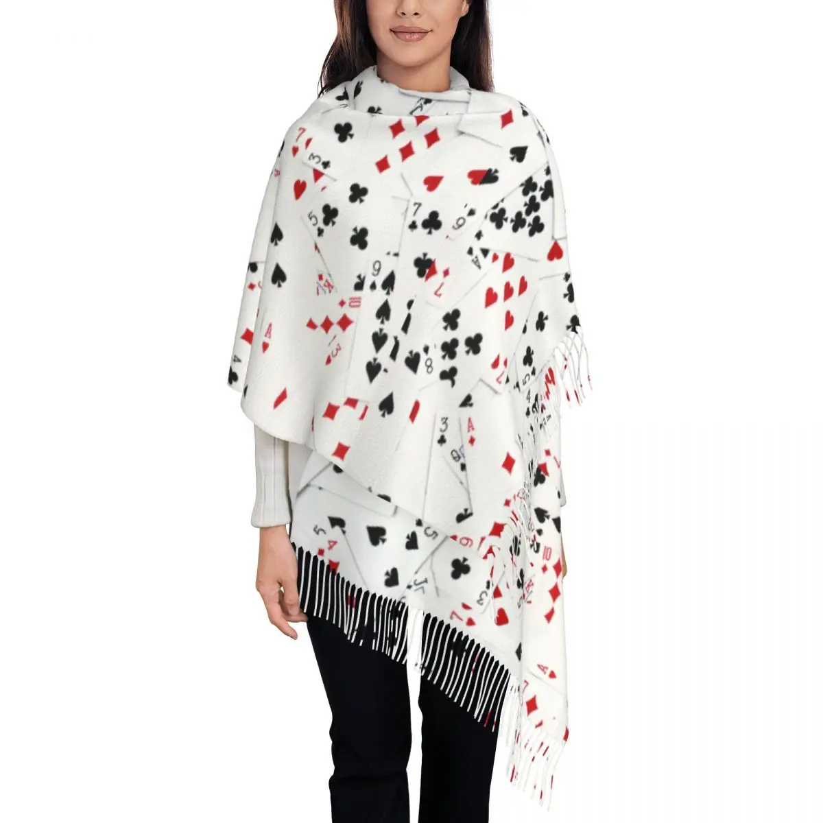 You Playing Poker Scarf Women Pop art Cartoon Headwear Scarves with Tassel Winter y2k Funny Shawls and Wraps Warm Soft Bandana
You Playing Poker Scarf Women Pop art Cartoon Headwear Scarves with Tassel Winter y2k Funny Shawls and Wraps Warm Soft Bandana