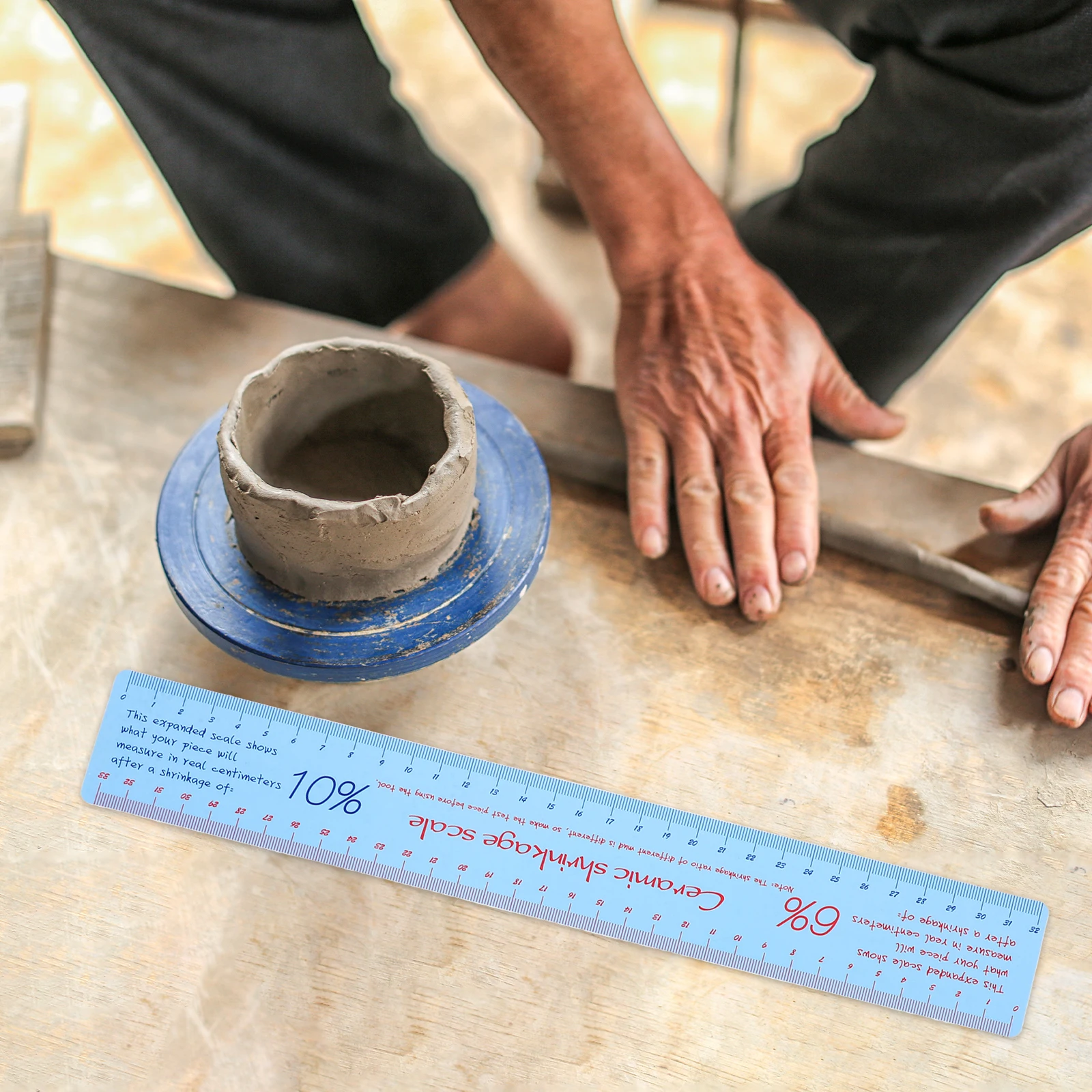 2pcs Ceramic Scale Clay Ruler for Pottery Architecture Plastic Tools Shrinkage Measurement Sculpture Crafts Modeling Supplies 
2pcs Ceramic Scale Clay Ruler for Pottery Architecture Plastic Tools Shrinkage Measurement Sculpture Crafts Modeling Supplies