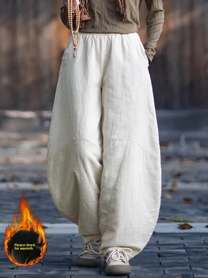 Утепленные хлопковые брюки женские осенне-зимние свободные повседневные для тай-чи и медитации, длинные, из хлопка и льна
Утепленные хлопковые брюки женские осенне-зимние свободные повседневные для тай-чи и медитации, длинные, из хлопка и льна