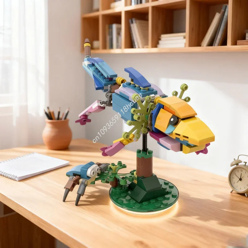 Набор строительных блоков MOC Exotic Axolotl (189 деталей), альтернативная модель, конструктор, архитектурная игрушка, идея для подарка на Рождество или День рождения ребенка
Набор строительных блоков MOC Exotic Axolotl (189 деталей), альтернативная модель, конструктор, архитектурная игрушка, идея для подарка на Рождество или День рождения ребенка