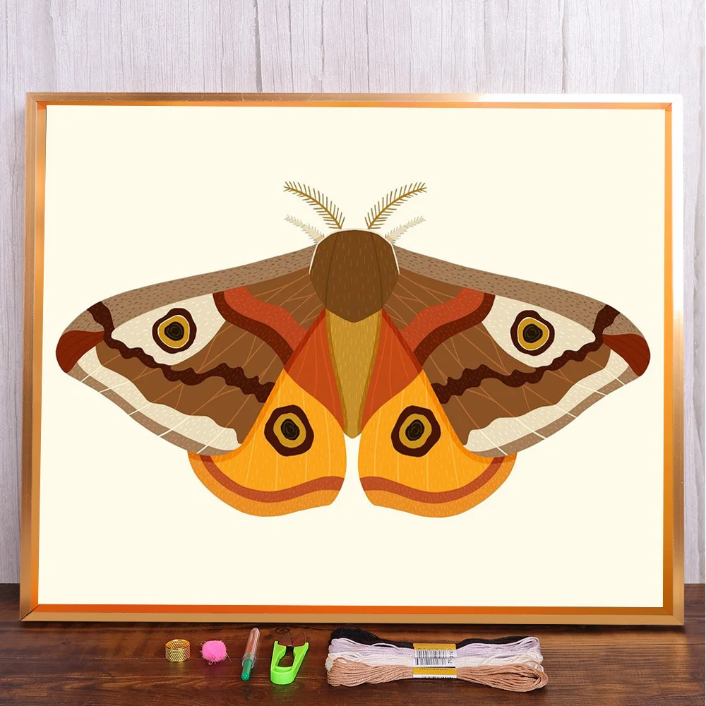 Butterfly Pre-Printed 11CT Cross-Stitch Embroidery Kit DMC Threads Painting Knitting Hobby Handicraft Design Wholesale Package
Butterfly Pre-Printed 11CT Cross-Stitch Embroidery Kit DMC Threads Painting Knitting Hobby Handicraft Design Wholesale Package