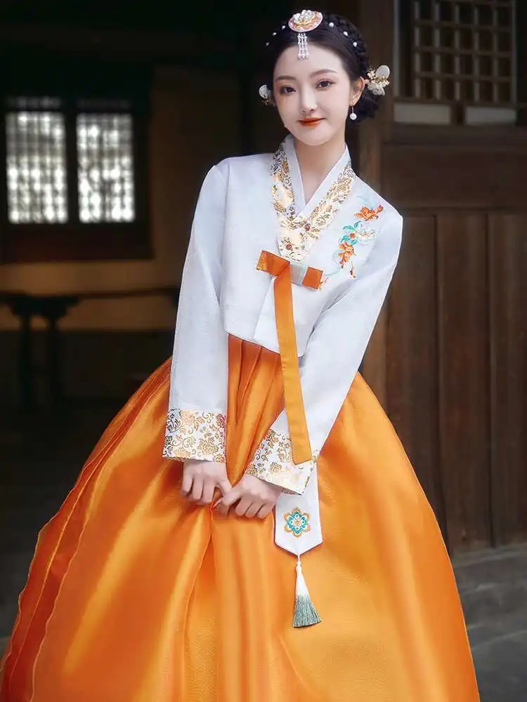 2026 Hanbok Classical Dance Performance Costume women's court Hanbok Set Ethnic Style Korean Ethnic Princess Dress Hot Sale
2026 Hanbok Classical Dance Performance Costume women's court Hanbok Set Ethnic Style Korean Ethnic Princess Dress Hot Sale
