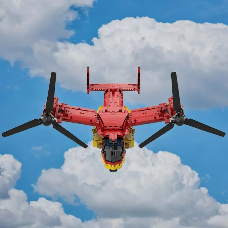 1899pcs V-22 Osprey Search and Rescue Helicopter Building blocks Kit, Exquisite Details, Suitable for Collection and Display
1899pcs V-22 Osprey Search and Rescue Helicopter Building blocks Kit, Exquisite Details, Suitable for Collection and Display