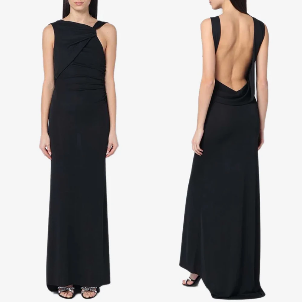Customized Elegant Draped Knot Maxi Dress A-Line Evening Dresses Occasion Formal Exquisite High Quality Prom Party Gowns Women
Customized Elegant Draped Knot Maxi Dress A-Line Evening Dresses Occasion Formal Exquisite High Quality Prom Party Gowns Women