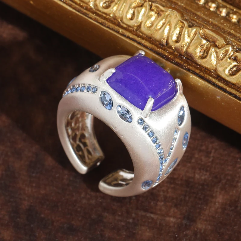 Vintage Square Purple Rings for Woman Natural Stone Open High Quality Jewelry Luxury Brand Designer Silver Color Trends 2026 New
Vintage Square Purple Rings for Woman Natural Stone Open High Quality Jewelry Luxury Brand Designer Silver Color Trends 2026 New