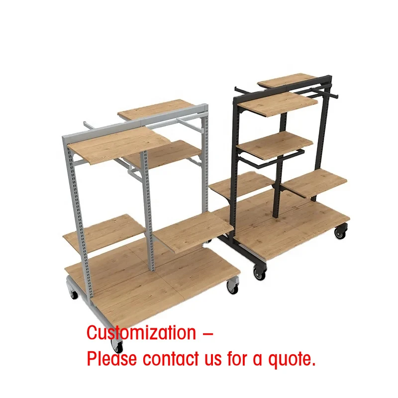 custom.Clothing Foldable Garment Display Rack with Wheels
custom.Clothing Foldable Garment Display Rack with Wheels