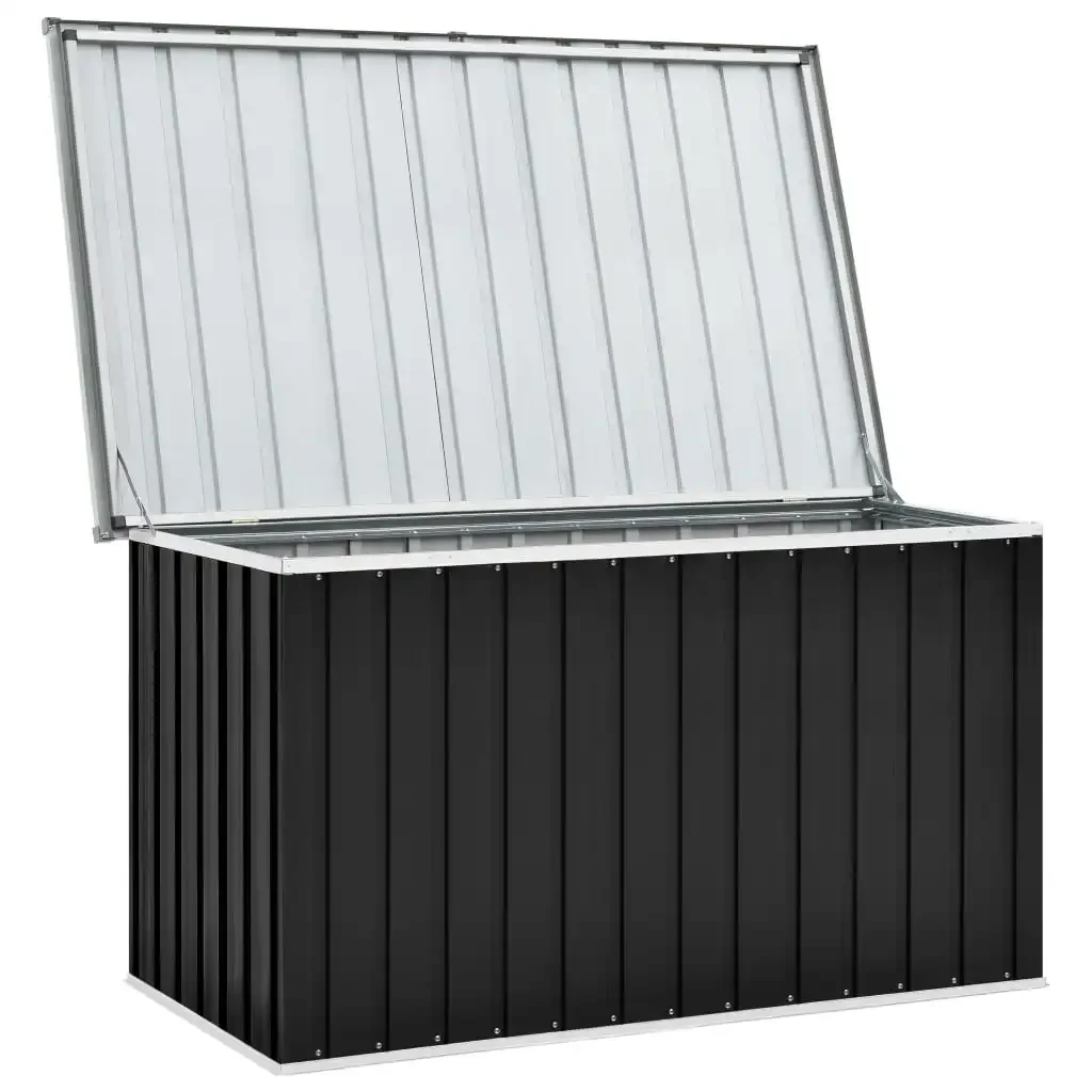 Garden storage box Anthracite 129x67x65 cm for decluttering your garden, patio or deck
Garden storage box Anthracite 129x67x65 cm for decluttering your garden, patio or deck