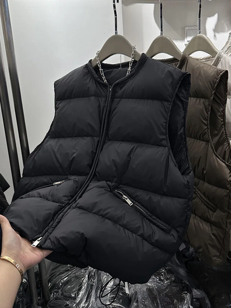 Fall Winter New Sle Women's Faion down Cotton Vest Dstring Warm oulder Padl Svel Outerwear Top
Fall Winter New Sle Women's Faion down Cotton Vest Dstring Warm oulder Padl Svel Outerwear Top