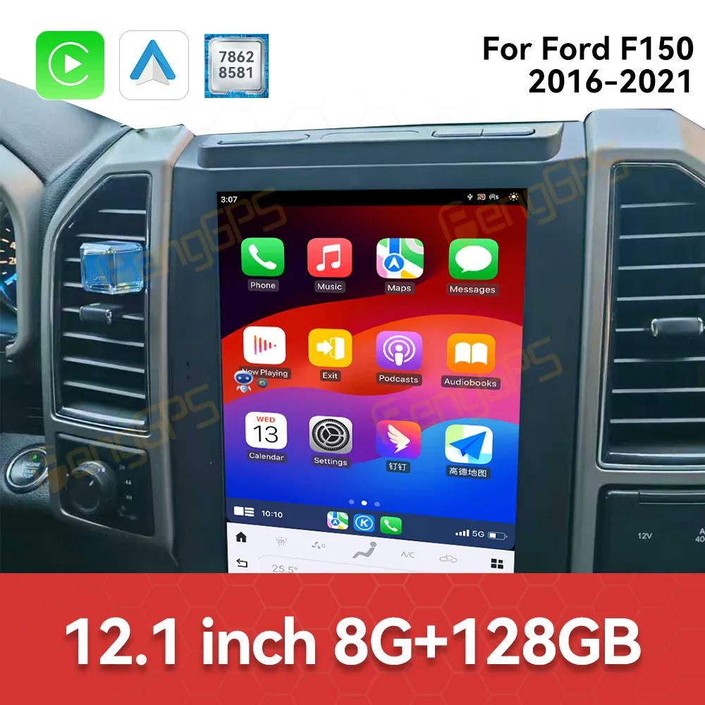 Carplay 12.1" Screen Android 14 Car Radio For Ford F150 2016-2021 Multimedia Player Auto Video Stereo GPS Navigation Head Unit
Carplay 12.1" Screen Android 14 Car Radio For Ford F150 2016-2021 Multimedia Player Auto Video Stereo GPS Navigation Head Unit