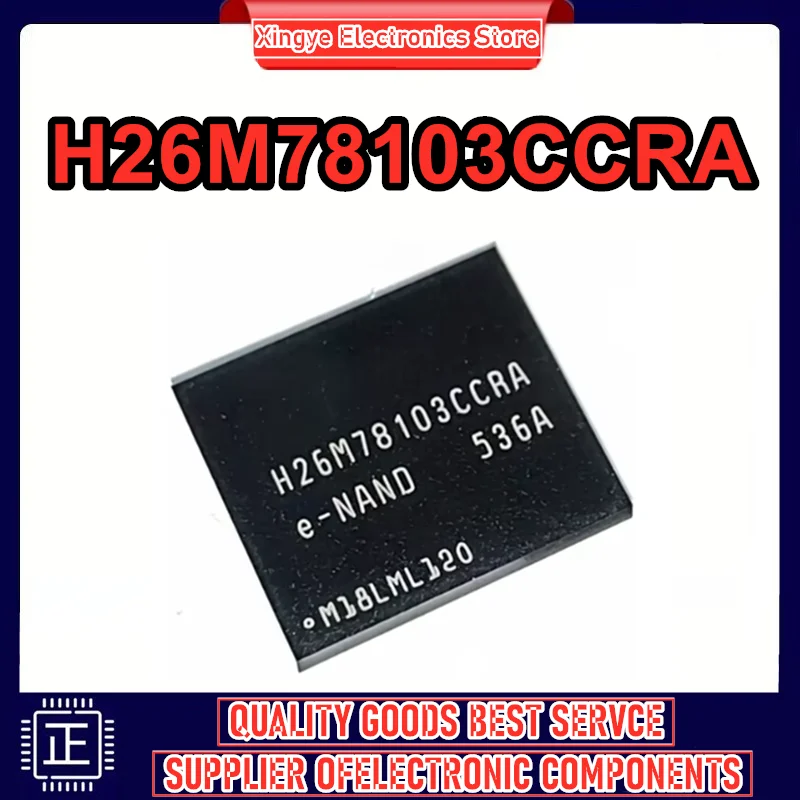 H26M78103CCRA CCRA 64GB Flash Particle eMMC Font Library 0-10 IC New Original in Stock
H26M78103CCRA CCRA 64GB Flash Particle eMMC Font Library 0-10 IC New Original in Stock