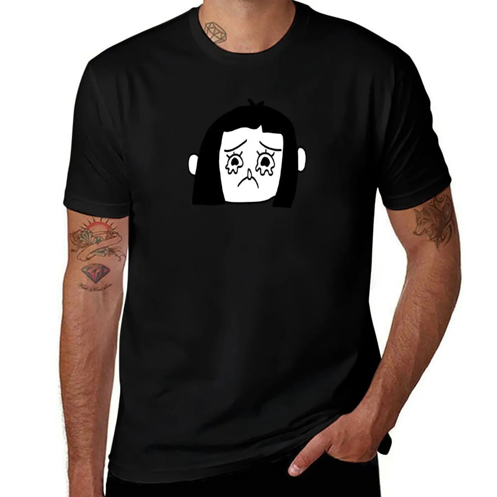 Head character girl funny cute sad T-Shirt korean fashion oversizeds mens funny t shirts
Head character girl funny cute sad T-Shirt korean fashion oversizeds mens funny t shirts