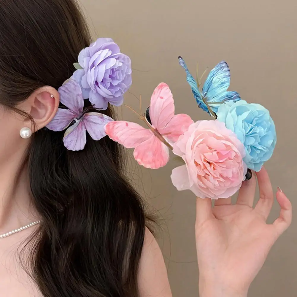 Butterfly Hair Clip Peony Flower Hair Clips Set for Beach Vacation Party Dress-up Artificial Butterfly Hair for Women for Beach
Butterfly Hair Clip Peony Flower Hair Clips Set for Beach Vacation Party Dress-up Artificial Butterfly Hair for Women for Beach