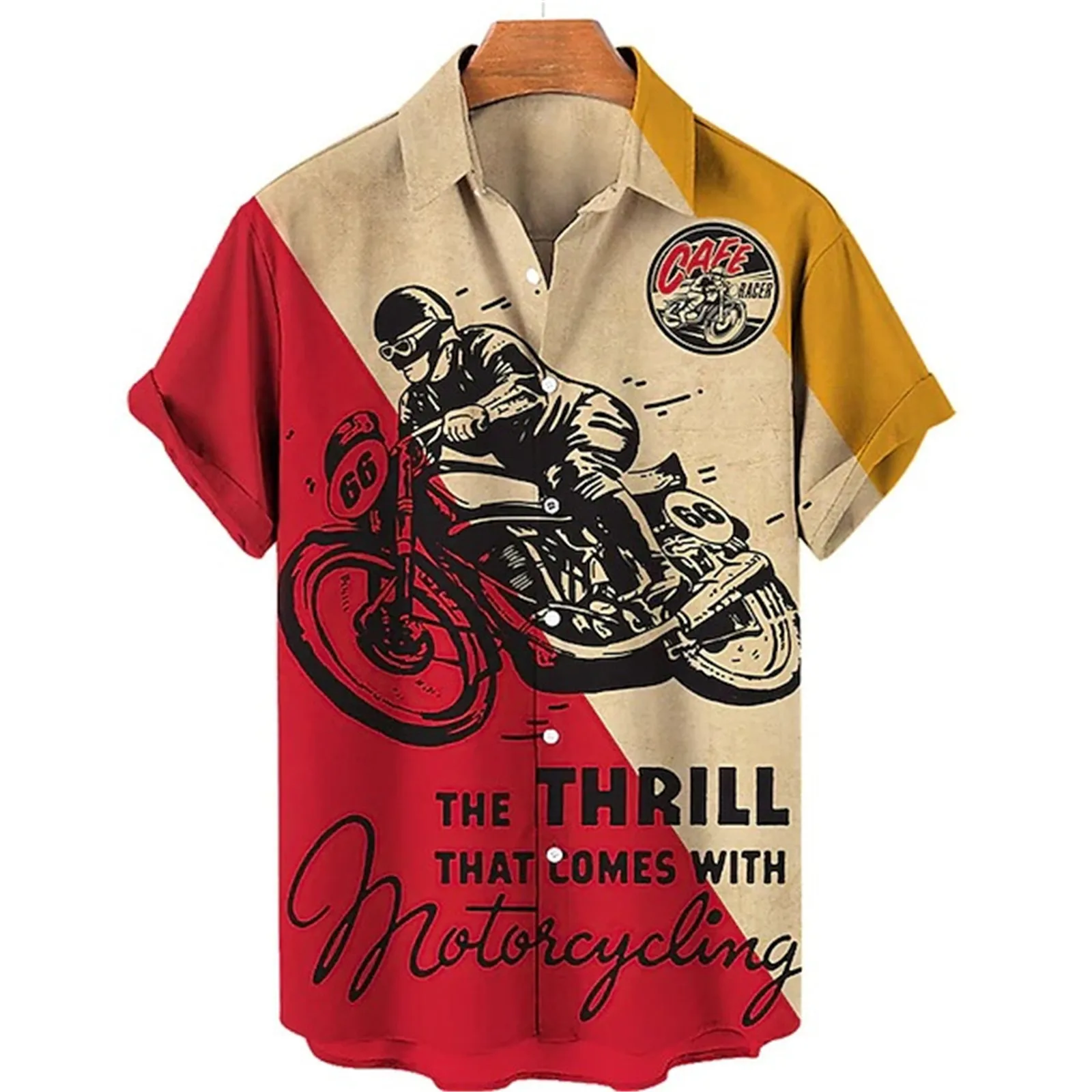 2025 Summer Men's Shirt Hip Hop Splicing Racing Beauty 3D Printed Fashion Hawaiian Short sleeved Shirt Men's Loose Versatile Top
2025 Summer Men's Shirt Hip Hop Splicing Racing Beauty 3D Printed Fashion Hawaiian Short sleeved Shirt Men's Loose Versatile Top