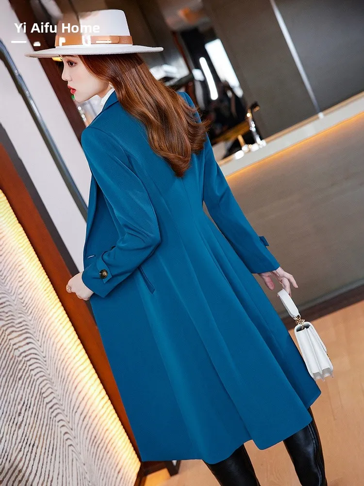 Elegant Mid-Length Women's Suit Jacket Spring Autumn High-End Casual Style Long Sleeve Polyester Fiber Commute Fashion
Elegant Mid-Length Women's Suit Jacket Spring Autumn High-End Casual Style Long Sleeve Polyester Fiber Commute Fashion