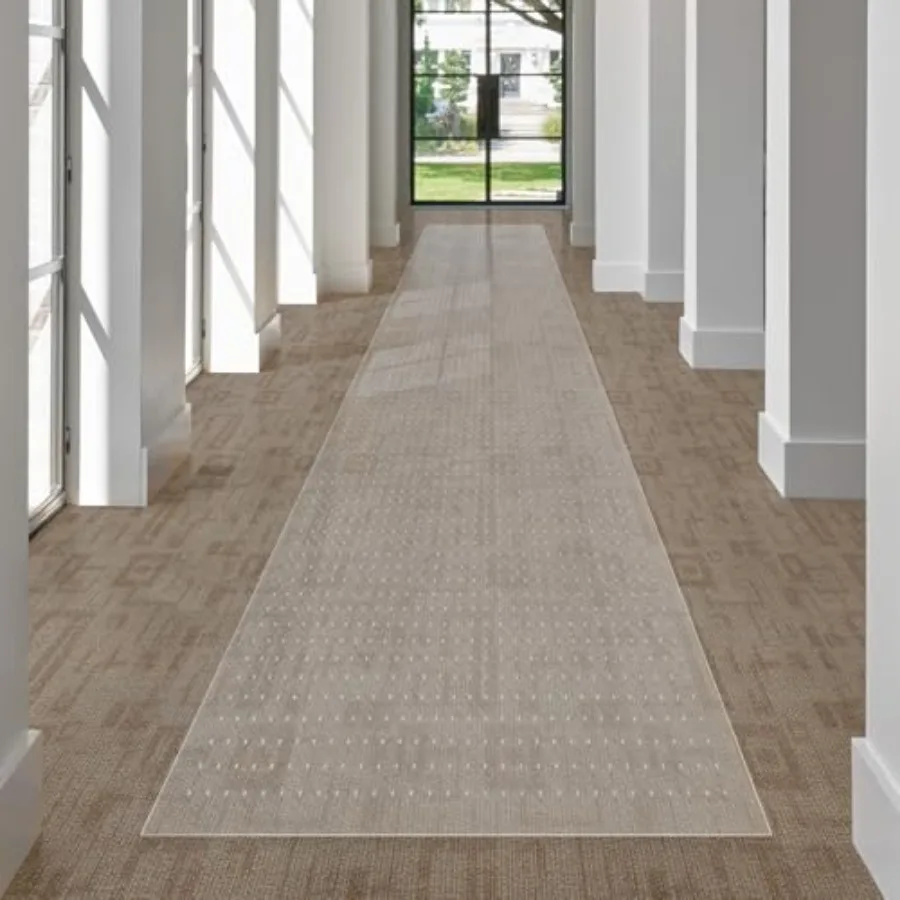 Plastic Runner Mat for Hallway, Runner Rug for Carpet, Waterproof Vinyl Floor Mat for Carpeted Floors, Slip Resistant with Grip
Plastic Runner Mat for Hallway, Runner Rug for Carpet, Waterproof Vinyl Floor Mat for Carpeted Floors, Slip Resistant with Grip